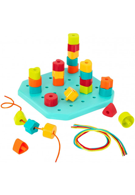 Navlékací a stohovací tvary Count & Match B-Toys
