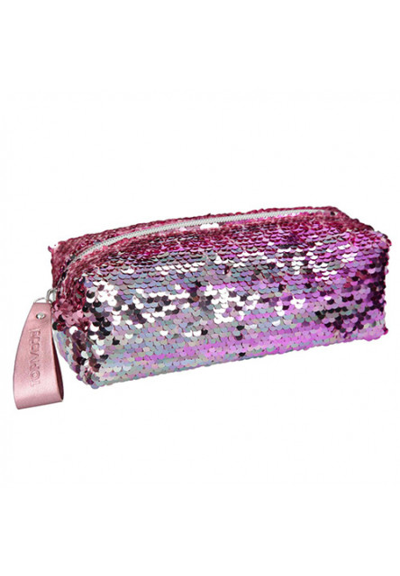 Kosmetická taška - růžová s měnícími flitry Top Model