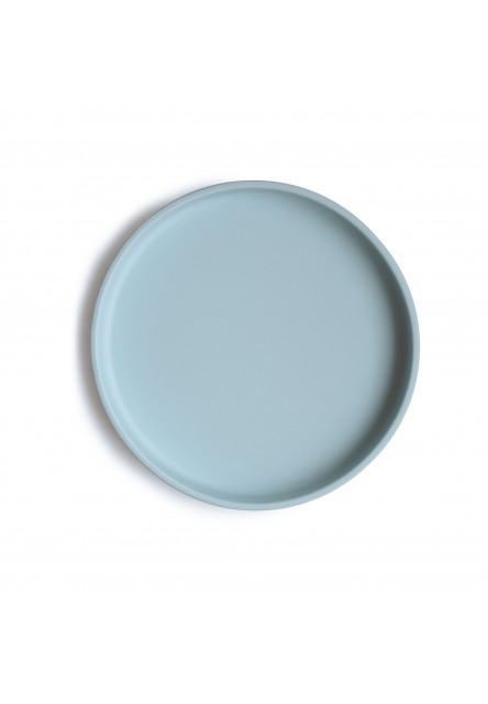 Classic silikónový tanier s prísavkou (Powder Blue) Mushie