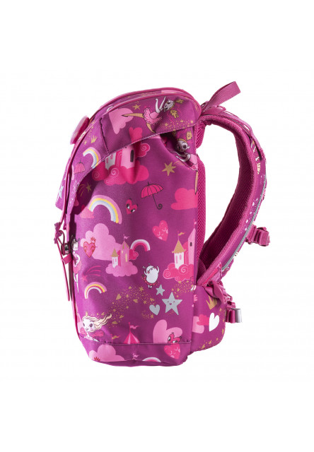 Školní batoh Retro Ballerina 22L Dark Pink