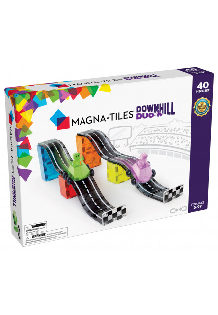 Magnetická stavebnice Downhill Duo 40 dílů Magna-Tiles