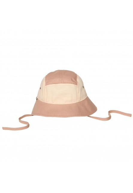 KiETLA klobúčik s UV ochranou 0-1 rok (Natural / Pink) KiETLA