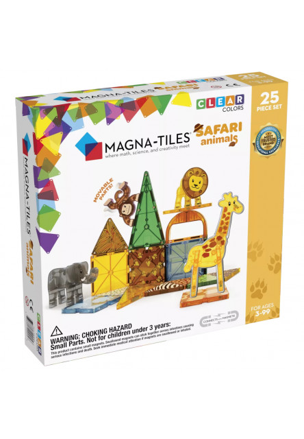 Magnetická stavebnice Safari 25 dílů Magna-Tiles