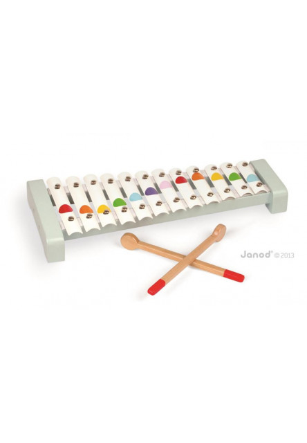 Dětský kovový xylofon pro děti Confetti
