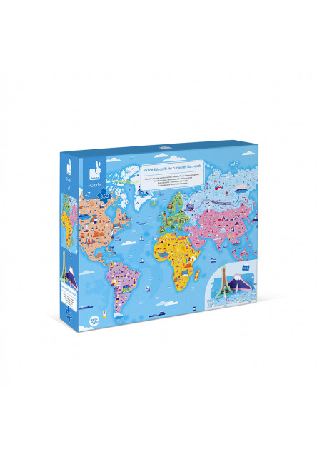 Vzdělávací puzzle Zajímavosti světa 350 ks