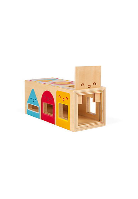 dřevěná vkládačka Montessori Tvary